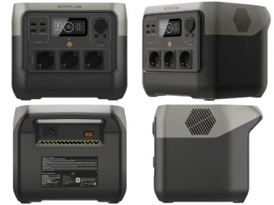 L'EcoFlow River 2 pro affiche 7,8 kg et des dimensions de 27 x 26 x 22,6 cm