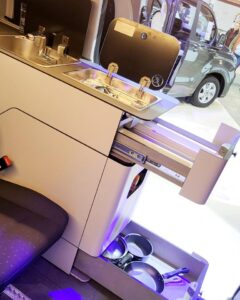 Le réchaud dispose d'un seul feu au gaz