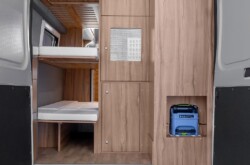 Affinity Five. lits superposés et soute fourgon Affinity Five