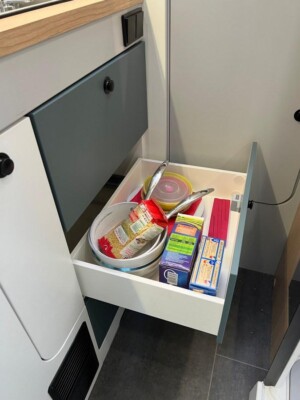 Des tiroirs de cuisine bien conçus.