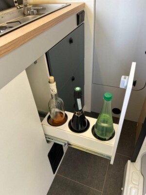 Un rangement inattendu, mais pratique.