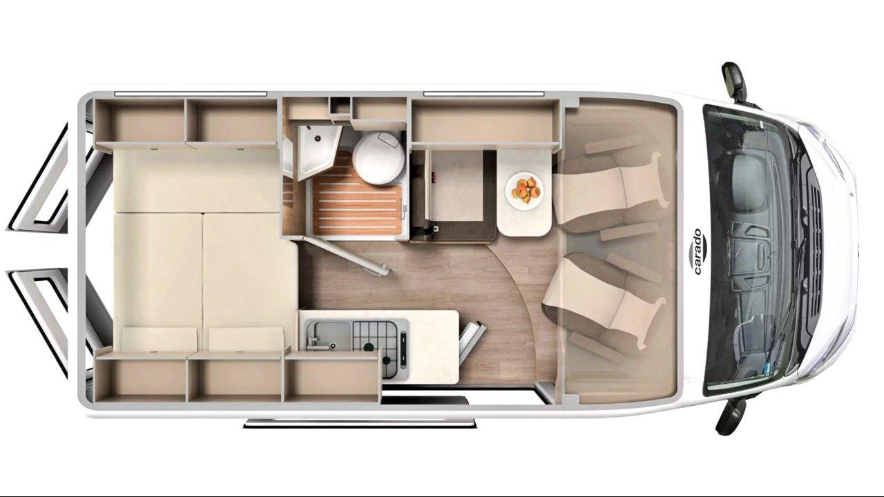 ...l'inédit CV540 (5,41 m) également sur Peugeot sera dévoilé pour la première fois au Camper Van Week-End...