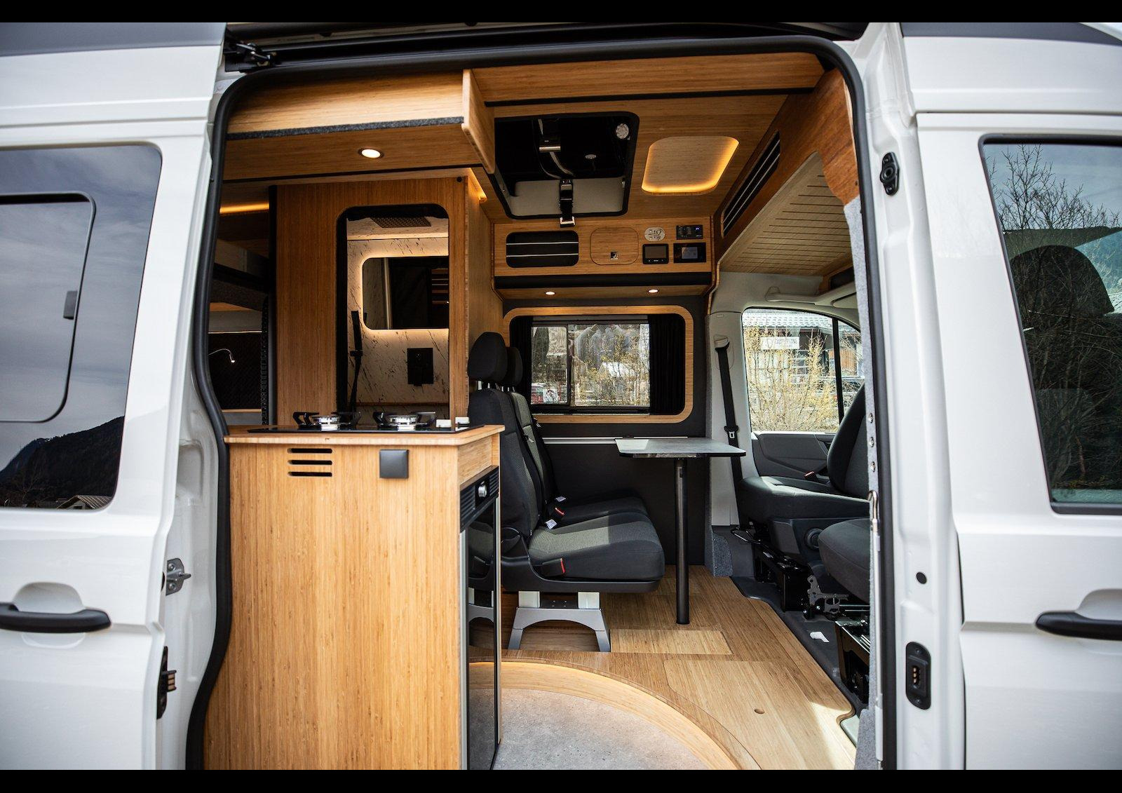 Avantage de ce modèle Annapurna : il est possible de retirer un siège (ou deux) pour gagner de l'espace dans l'habitacle et de la charge utile. Crédit ? Katie Farr