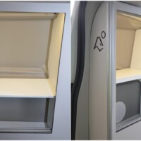 Sur la série Peak, des éclairages équipent désormais les placards arrière.