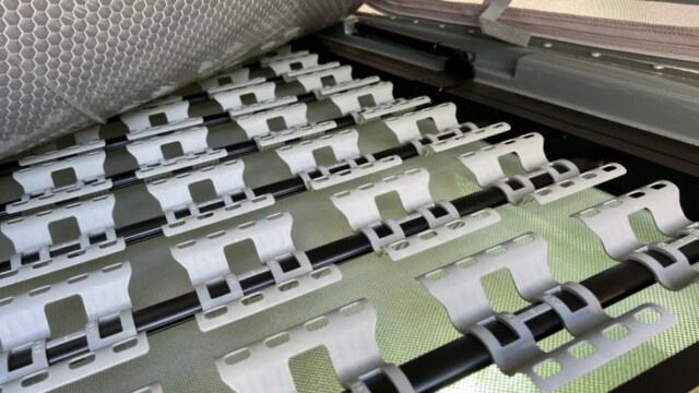 Structure du sommier sur le lit haut. Confort et légèreté sont au rendez-vous.