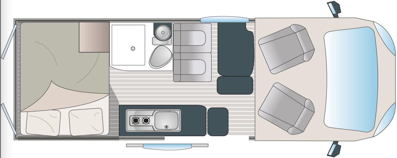 Implantation jour du RANDGER R540 (5,41 m) sur Fiat Ducato 140 ch