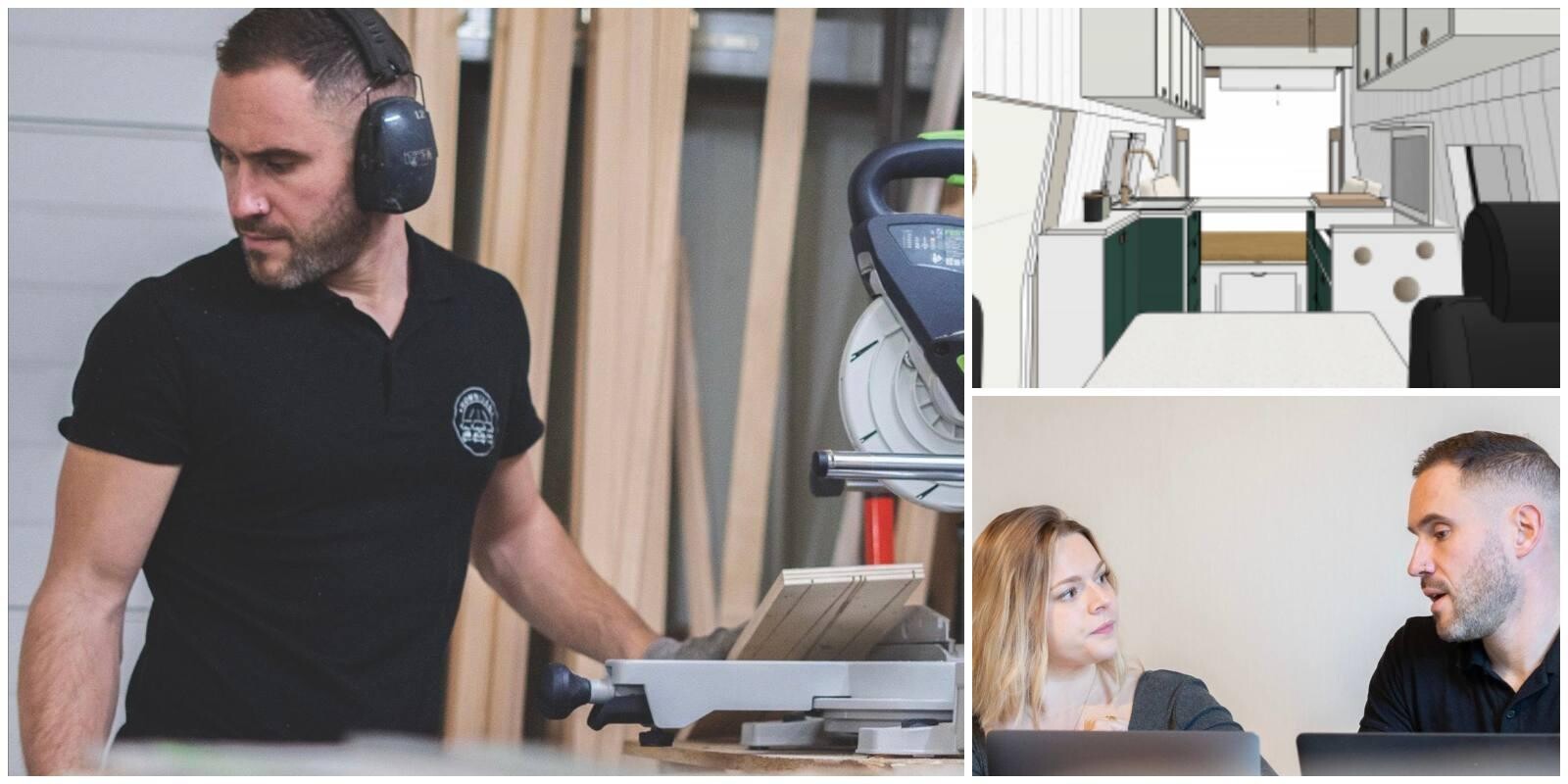 Les projets Homnivan bénéficient de l'expertise de l'architecte et collaboratrice @agence.meredith, spécialisée dans le micro-habitat. Modélisation 3D et préconisations d'ambiance répondent aux demandes les plus diverses des clients.