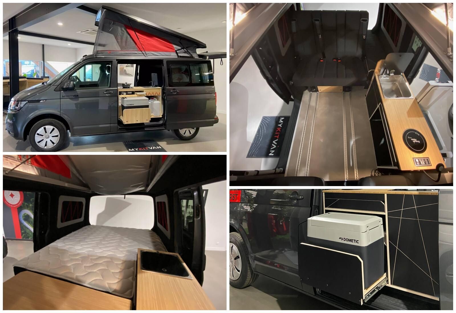 Mykitvan présentera sa gamme First sur un VW T6.1 L1 deux portes latérales, dans une version « Black Édition » à partir de 62.900 €.