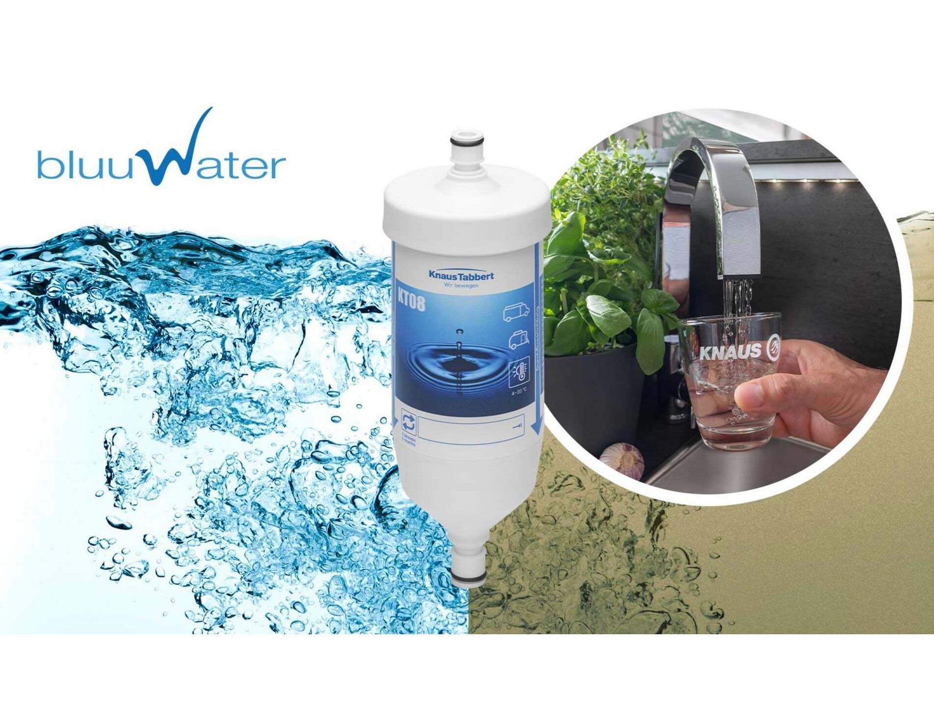 Filtre à eau Bluuwater.