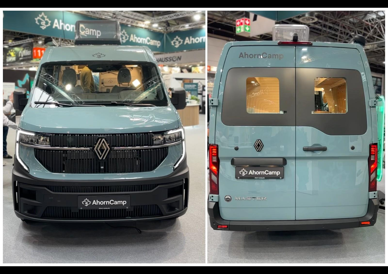 Le nouveau Renault Master a pointé le bout de son museau - massif - au Caravan Salon sur les stands Ahorn Camp et Eiffeland.