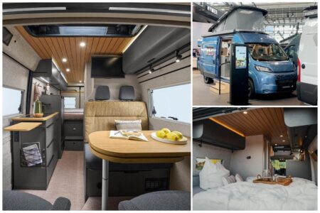 Hymer a levé le rideau sur sa nouvelle gamme de fourgons Redwood sur Fiat Ducato, qui se positionne comme la plus accessible de son catalogue. Deux modèles de 5,99 m sont au programme, lesquels se déclinent en trois niveaux d’équipement. À partir de 71990 €.