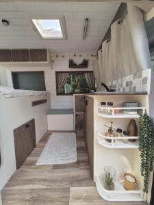 Aménagement "Green Forest" sur Peugeot Boxer