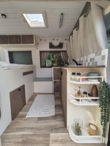 Aménagement "Green Forest" sur Peugeot Boxer