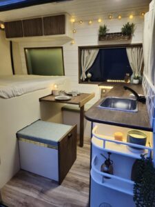 Aménagement "Green Forest" sur Peugeot Boxer