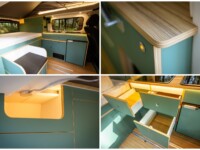 Comme toujours avec l'Unik Van, les finitions intérieures - d'inspiration nautique - sont impeccables.